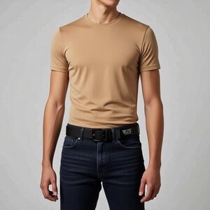 New Men’s Belt Heavy-duty Nylon Webbing D-Ring Buckle Size XL